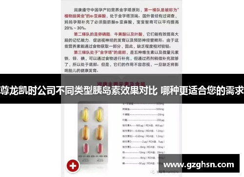 尊龙凯时公司不同类型胰岛素效果对比 哪种更适合您的需求 尊龙凯时公司不同类型胰岛素效果对比 哪种更适合您的需求
