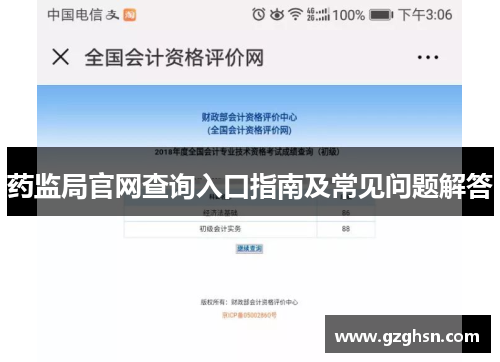 药监局官网查询入口指南及常见问题解答